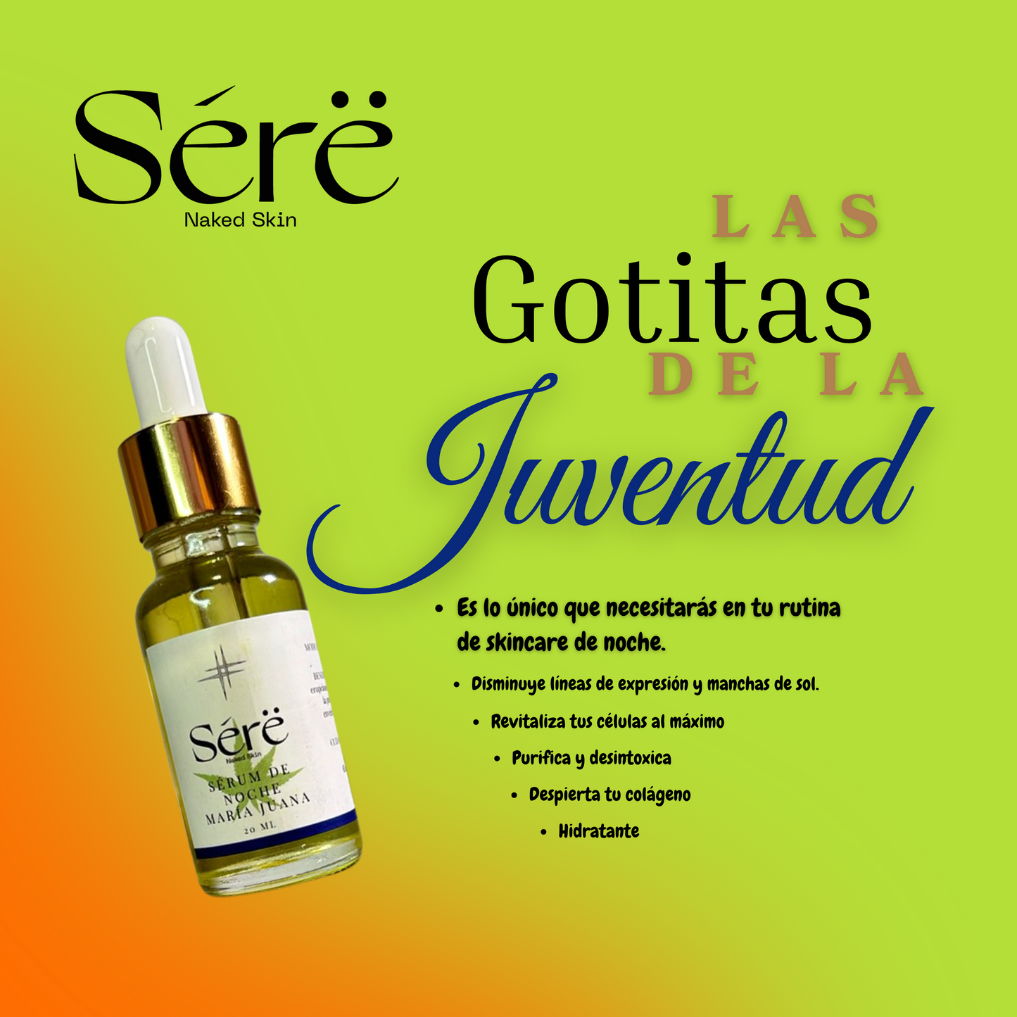 Sérum de noche María Juana