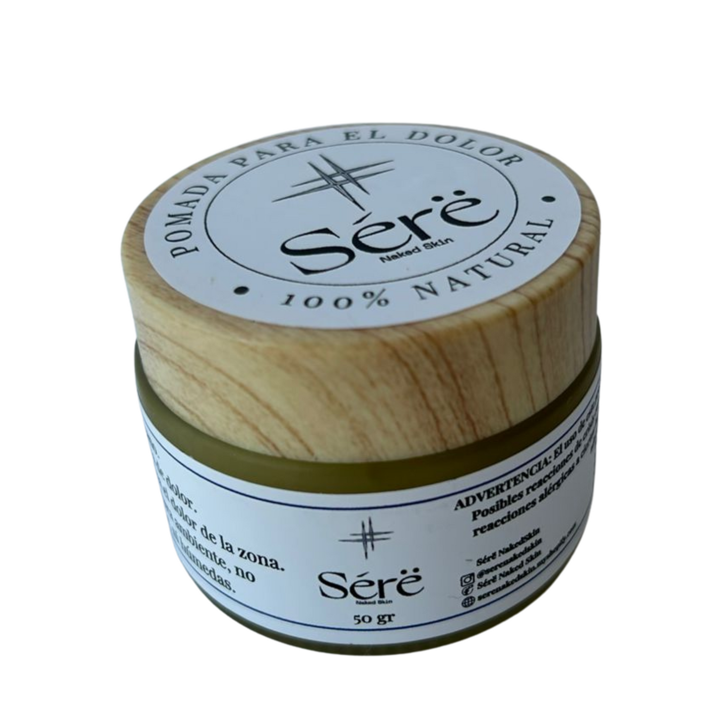 Pomada para el dolor de ingredientes mágicos 50 gr