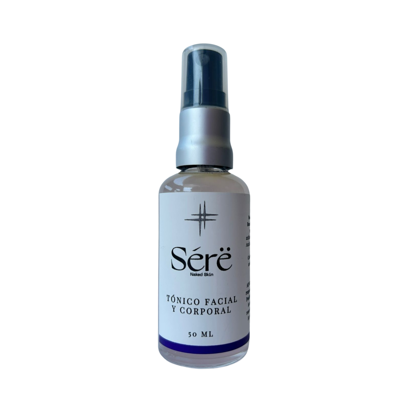 Tónico facial/corporal de agua de rosas, aloe vera, tomillo, C.B.d 50 ml